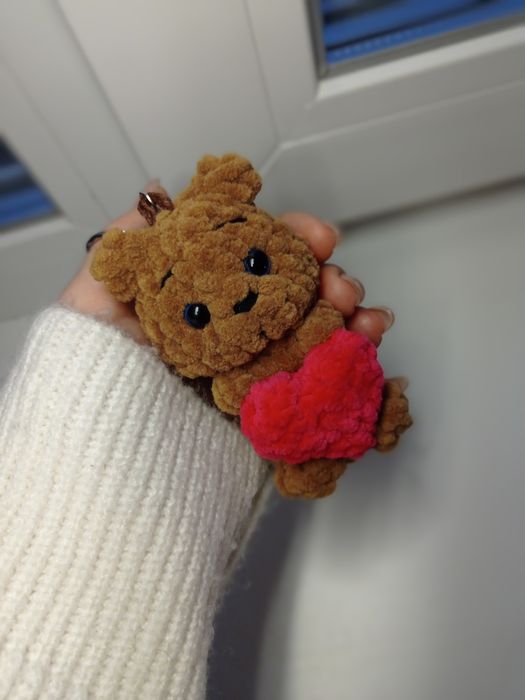 Брелоки ручної роботи, плюшеві брелоки, таба лапка, капібара
