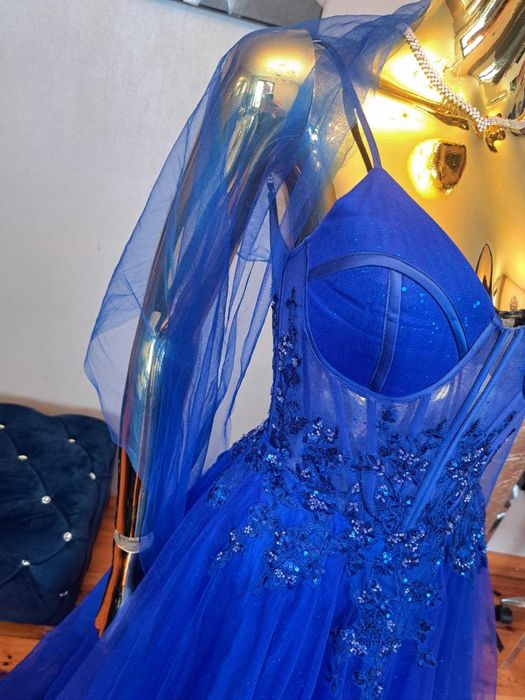 Suknia na studniówkę Paradise Glam Lapis Lazuli edt R36 Polski produce