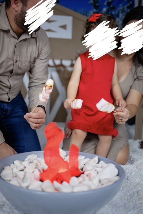 Cenário de Natal - Estábulo das Renas