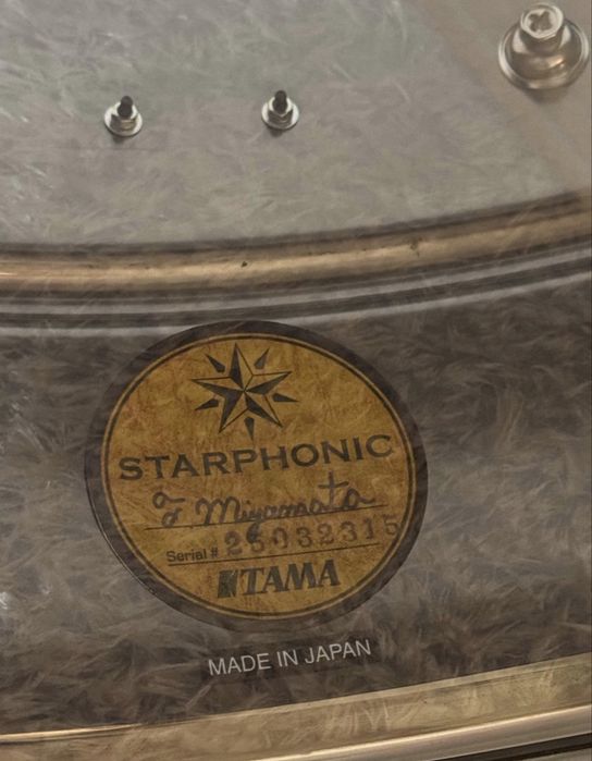 Tarola Tama Starphonic fabricada no Japão