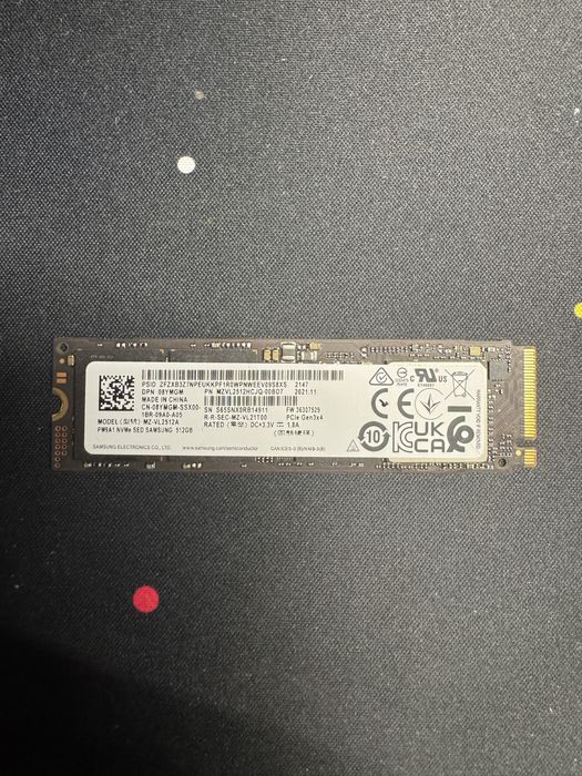 SSD M.2 NVMe Samsung PM9A1 512GB