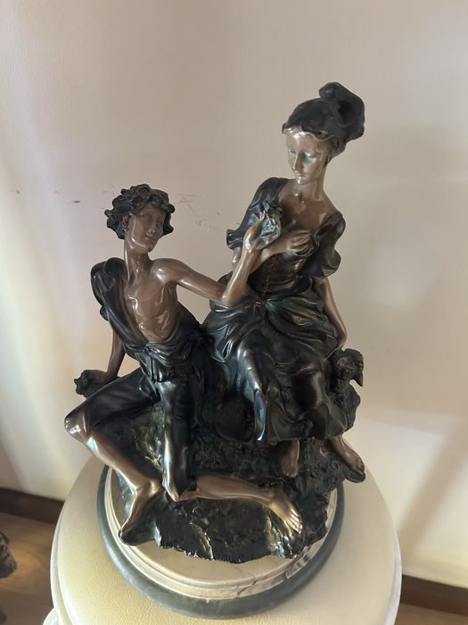 Estatueta classica estilo Art Nouveau 34 cm - 6,3 lg