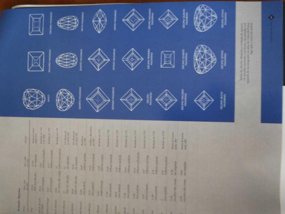 42 fascículos do livro "Diamantes"