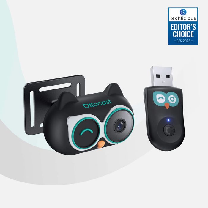 Ottocast cabin Care carplay adapter - camara para criancas