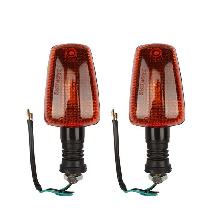 Par de Piscas plástico âmbar para YAMAHA - compatível outras marcas