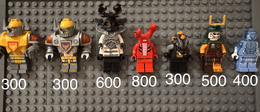 Lego Ninjago, Nexo Knights, Marvel