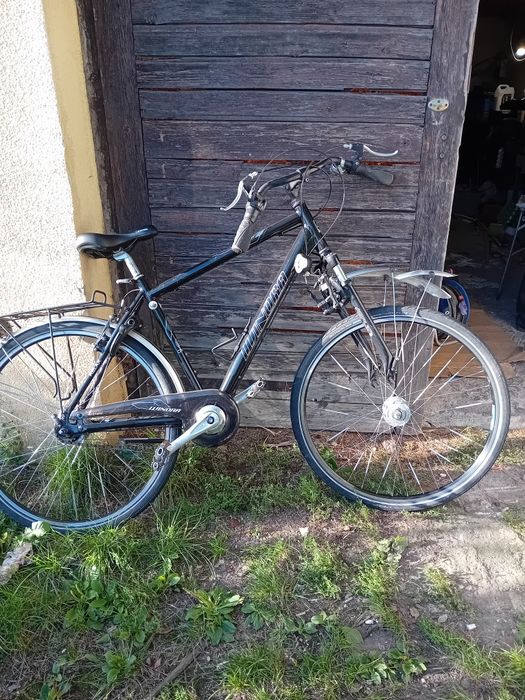 Rower męski  idealny z koszykiem