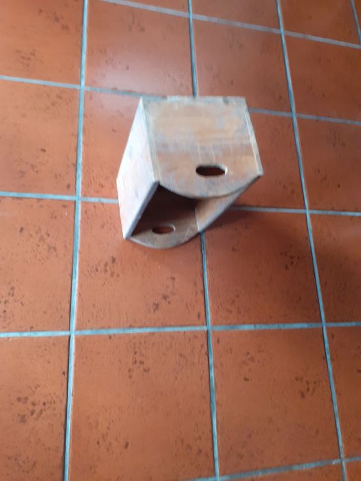 Cifão em latão cromado muito antigo e resistente