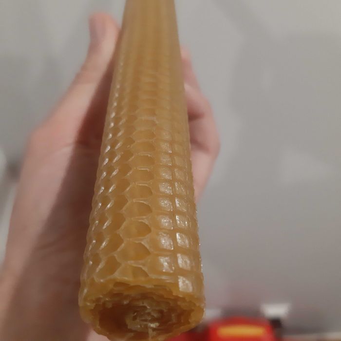 Vela cera de abelha 30cm