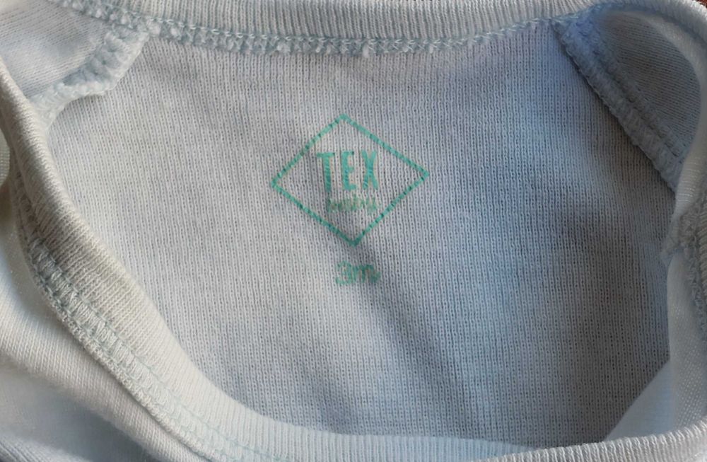 Body Azul Elefante TEX Baby 3 meses