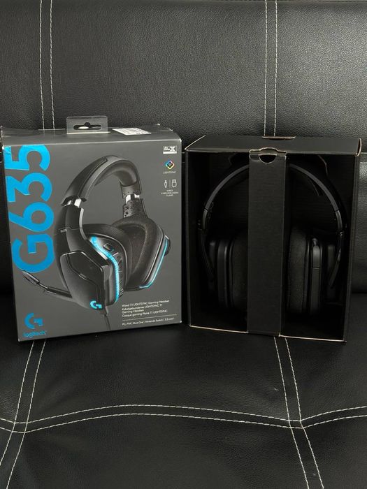Продам навушники нові Logitech G635 Wired Gaming Headset Black