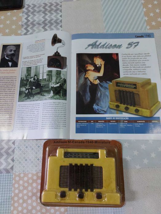 Rádios Antigos ( coleção em miniatura )