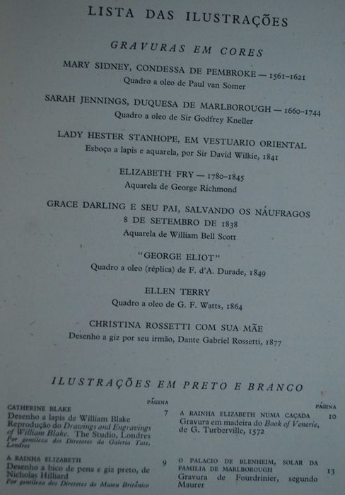 Mulheres Inglesas de Edith Sitwell - 1º Edição Ano 1943