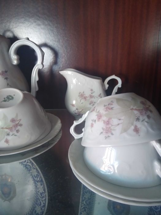 Conjunto cha porcelana