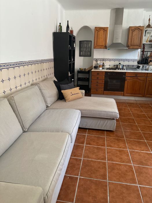 Sofá cinza claro KIVIK Ikea 4 lugares