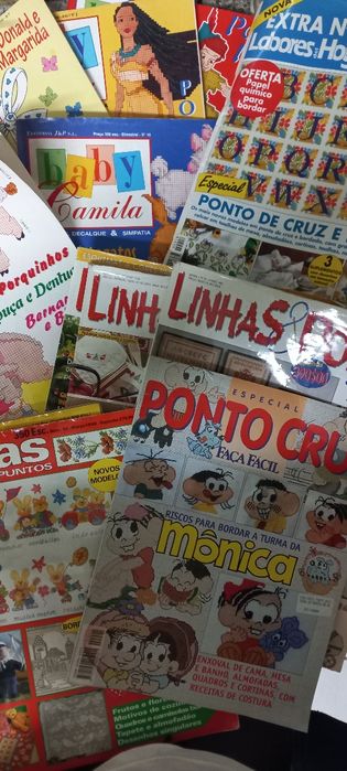 Revistas ponto de cruz