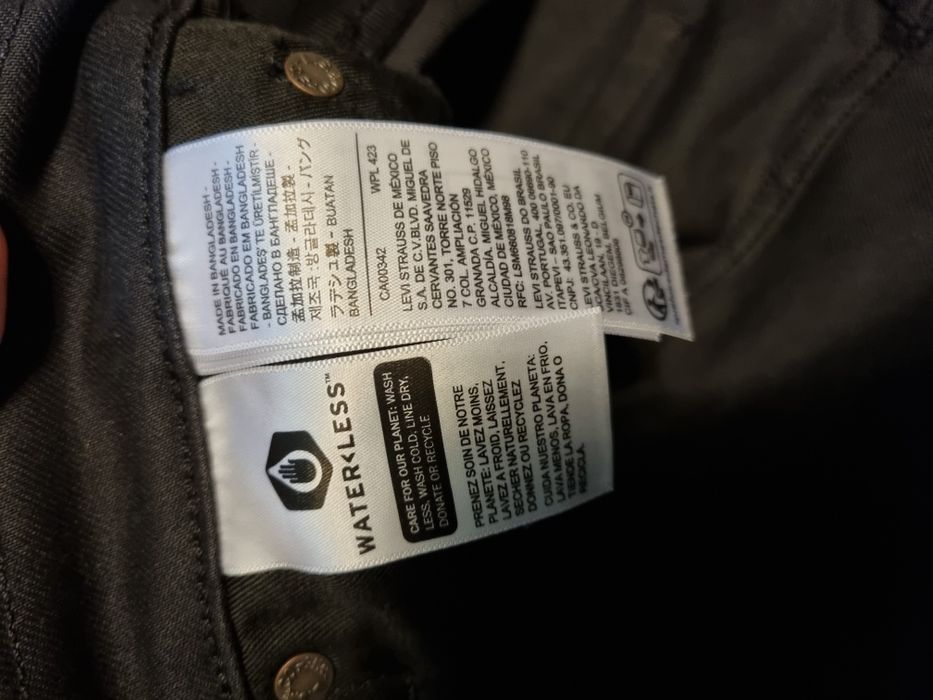 Spodnie jeansowe levis