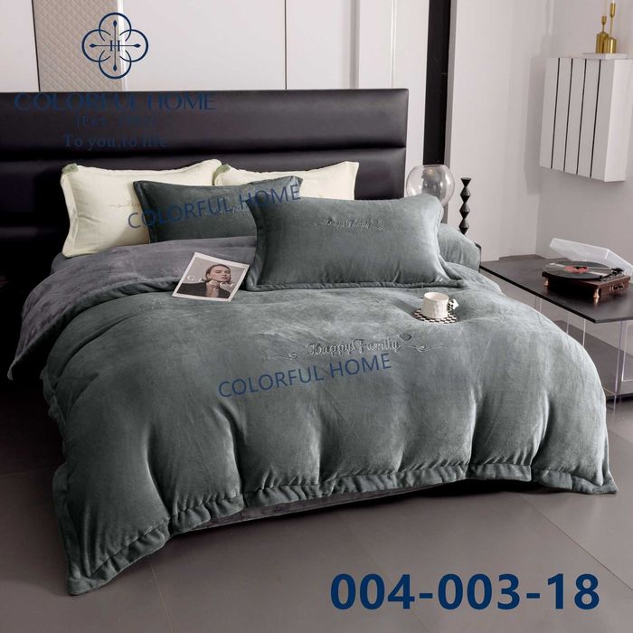 Постільна білизна Євро Happy Family ВЕЛЮРОВА