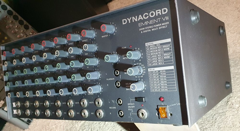 Powermikser Dynacord Eminent 8 perfekcyjny stan Promocja