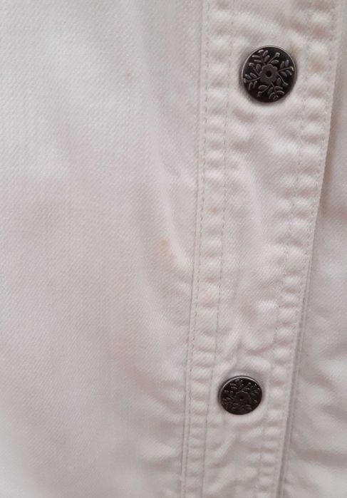 Casaco de mulher denim branco | C&A