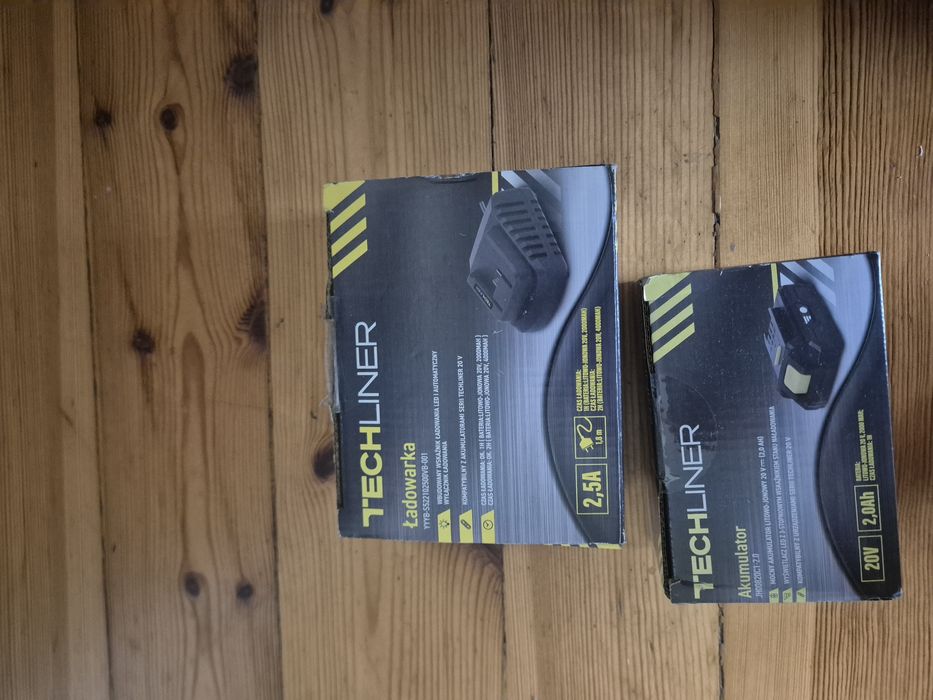 Szlifierka mimośrodowa 20V Techliner TP-SDRS20 ładowarka I bateria 2Ah