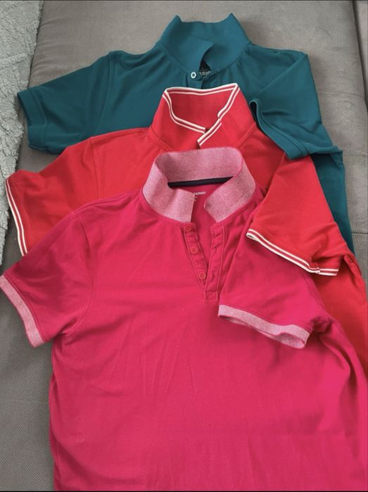 Zestaw 3 koszulek polo L