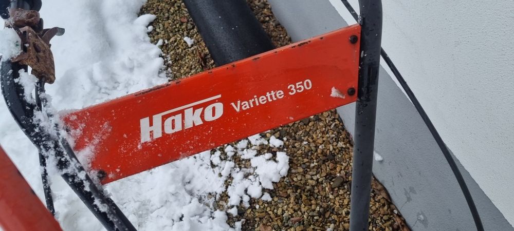 Pług do śniegu hako wariette 350 silnik honda