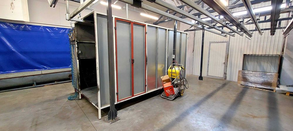 Piec olejowy gazowy kabina lakiernicza malarska producent lakiernia