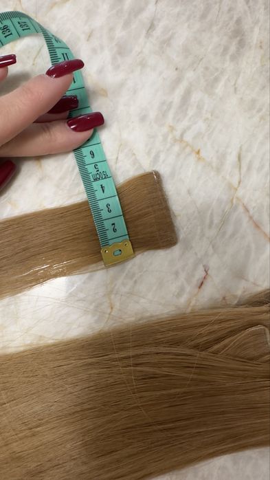 Włosy na taśmie 52 cm (20 kanapek) miodowy blond