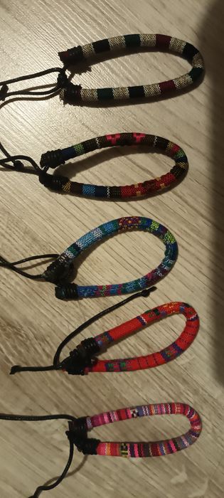 Bransoletka / 5 szt / Bransoletki  / Opaski na rękę / Rękodzieło