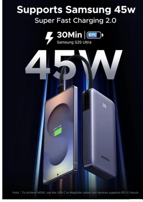 UGREEN Nexode Power Bank PB536 20000mAh 45W