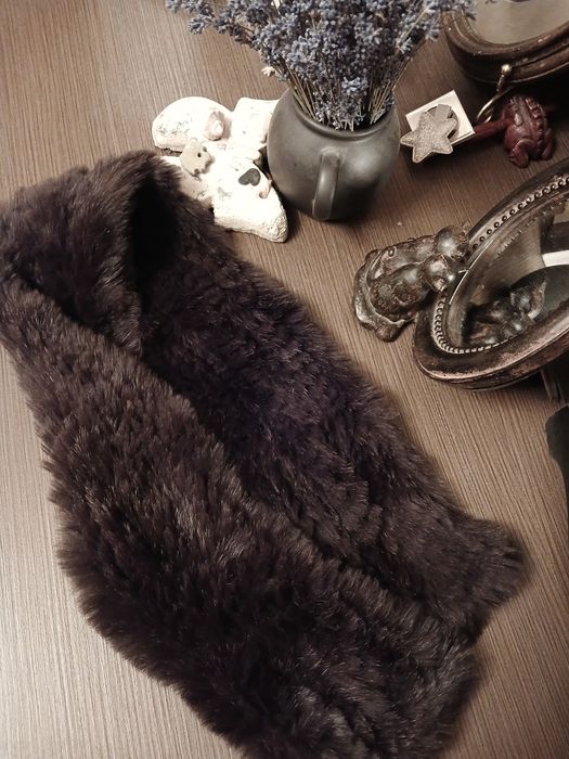 Шарф натуральне хутро воротник меховый