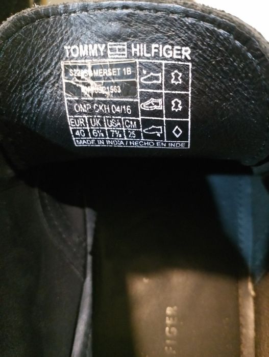 Botas de camurça azul escuro da Tommy Hilfiger