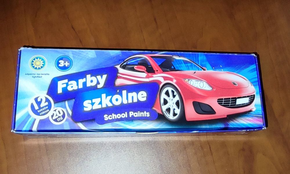 Альбом, папір кольоровий, фарби гуаш + папка