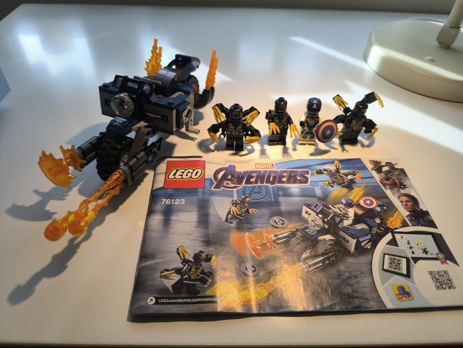 (176pcs)Lego Captain America: Outriders Attack 76123