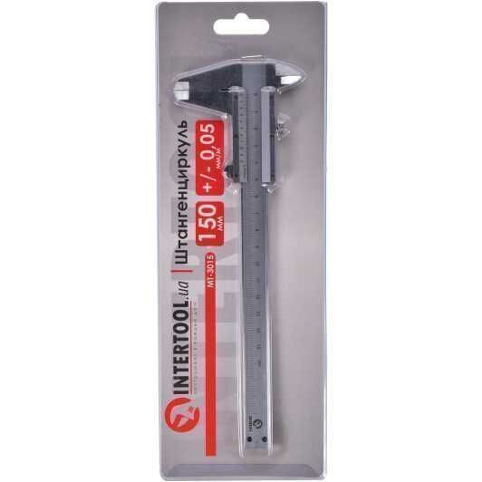 Штангельциркуль механічний металевий INTERTOOL MT-3015 150мм штангель
