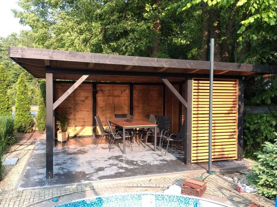 Nowoczesna altana PREMIUM "Żuraw" - Altany/Domki/Wiaty/Garaże