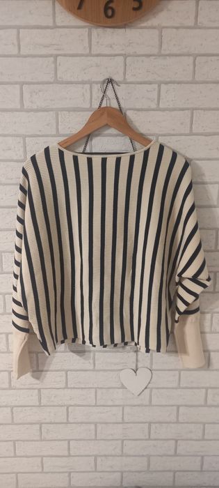 Sweter w paski M