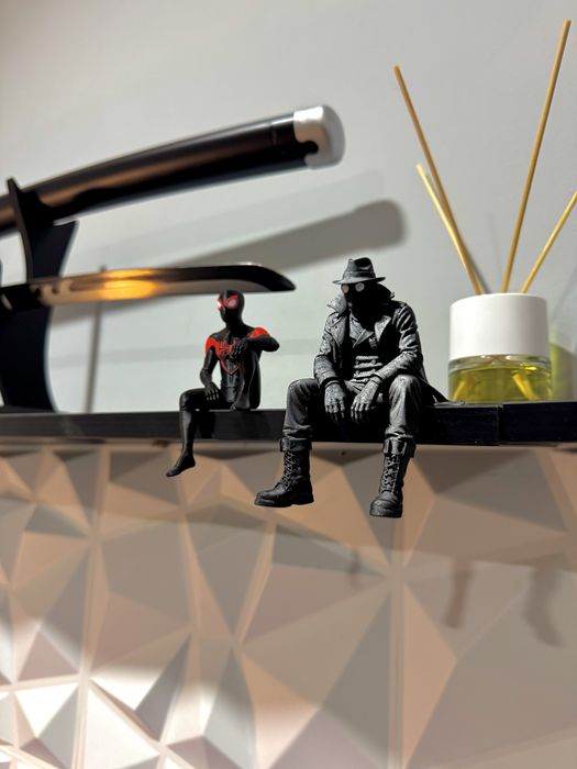Spider -noir  - Boneco decorativo para setup/gaming