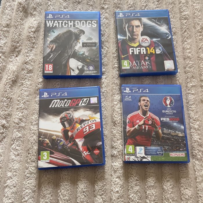 Jogos originais para PS4 , cada 5€: todos 15,00€