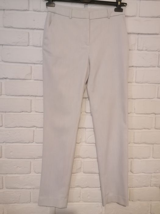 Szare spodnie cygaretki hm r. 36 świetne