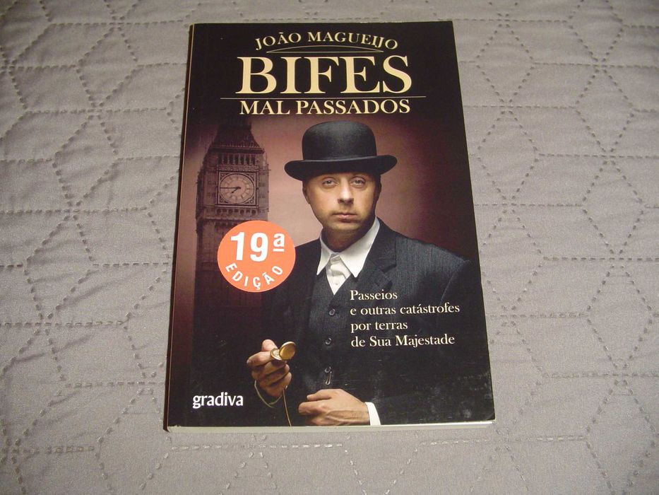 Livro "Bifes Mal Passados" de João Magueijo