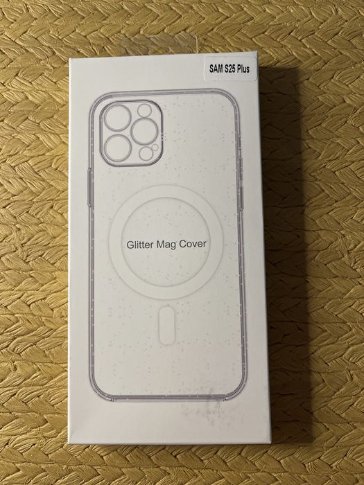 Etui brokatowe na telefon Samsung S25 Plus/ MagSafe - nowe