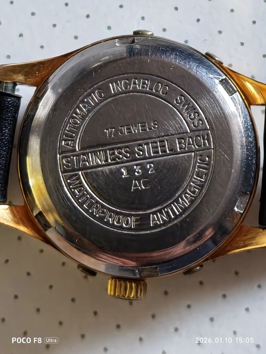 Enicar automat triple date fazy księżyca