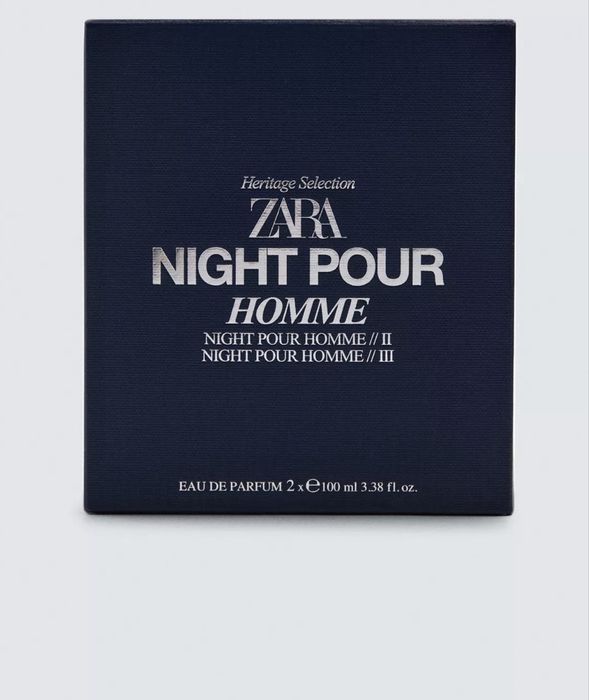 ZARA Night Pour Homme – оригінал чоловічі парфуми