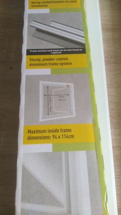 Moskitiera okienna aluminiowa