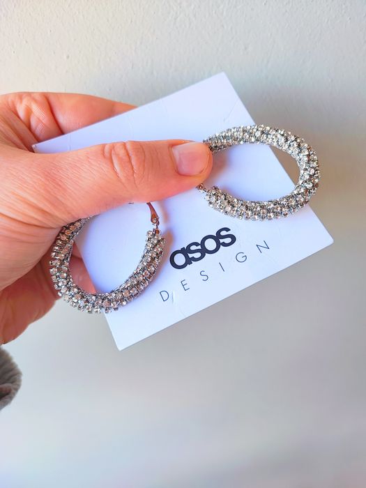 Nowe / kolczyki koła / zdobione / ASOS / kolczyki /
