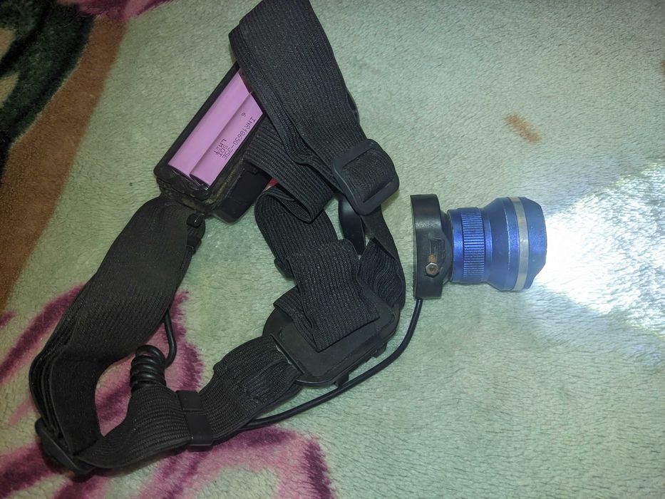 Ліхтарик налобний яскравий Police XQ24  T6 на відновлення кріплення