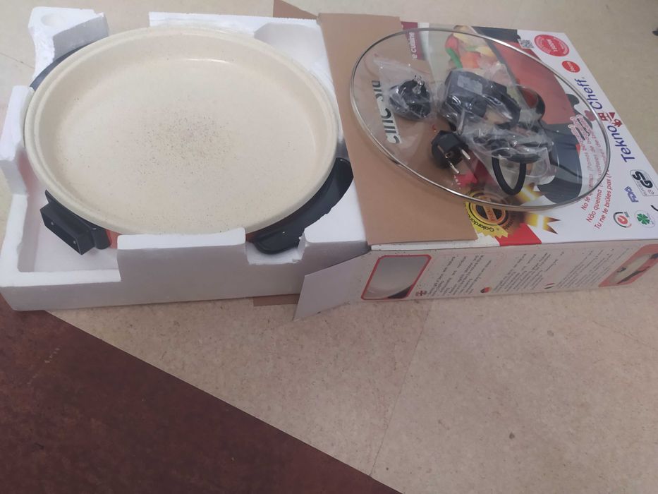 Grelhador eléctrico de cerâmica Tekno cheff