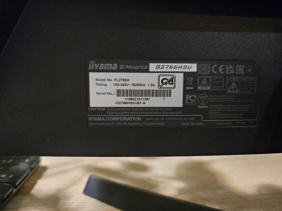 Monitor iiyama G-Master G2766HSU-B1 27" Full HD VA 165Hz 1ms